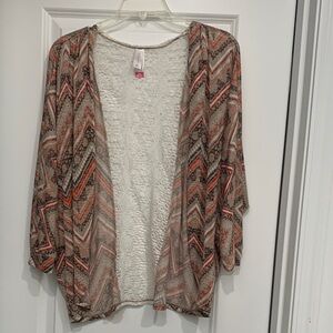 No Boundaries Multicolor Chevron Skirt